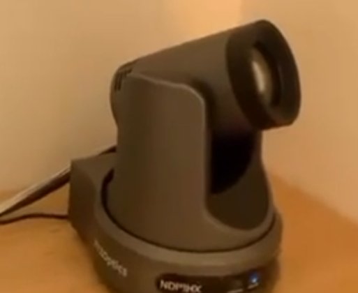 VISCA-controlled PTZ camera