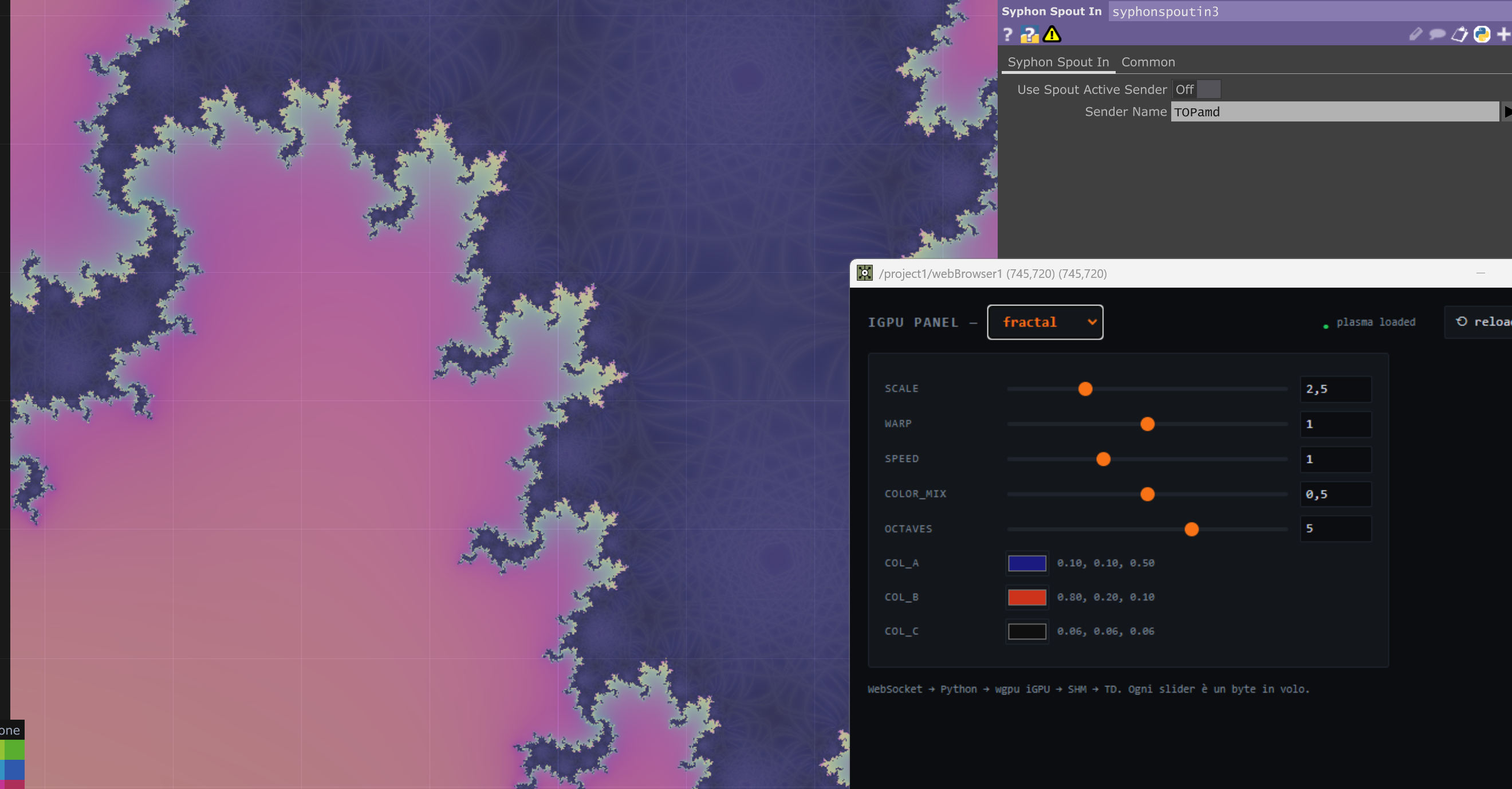 Fractal shader, zoomed in